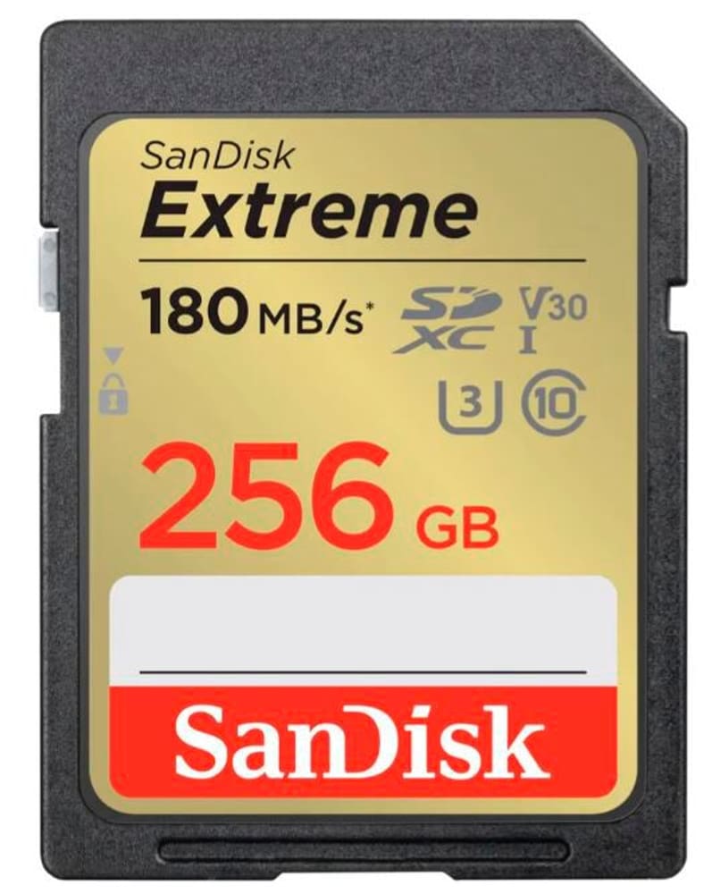 Extreme 180Mo/s SDXC 256Go Carte mémoire SanDisk 798327200000 Photo no. 1