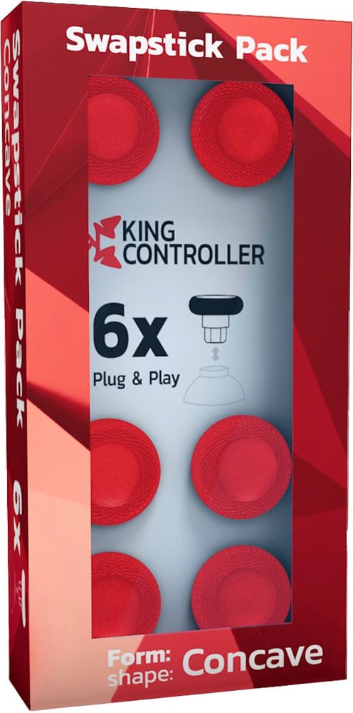Swapstick Sixpack Concave Accesoires pour contrôleur de gaming King Controller 785300166426 Photo no. 1