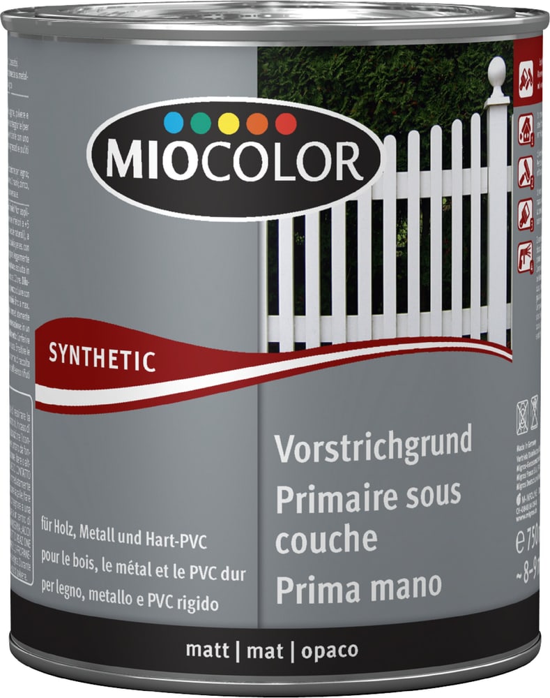 Synthetic Vorstrichgrund Weiss 750 ml Vorstrichgrund Miocolor 661445600000 Farbe Weiss Inhalt 750.0 ml Bild Nr. 1