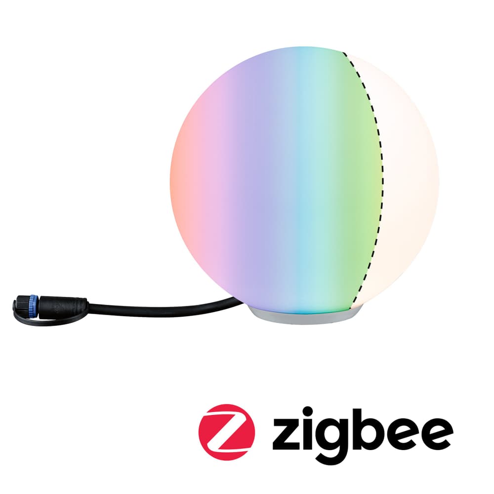 Plug & Shine Globe RGBW Zigbee oggetto luminoso Lampada da terra Paulmann 61325820000022 No. figura 1