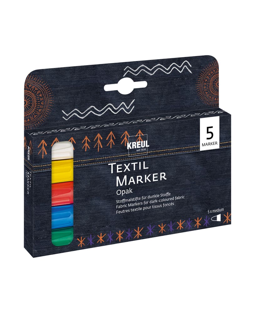 Texi Mäx Opak Kit de Base Marqueur textile C.Kreul 665528900000 Photo no. 1
