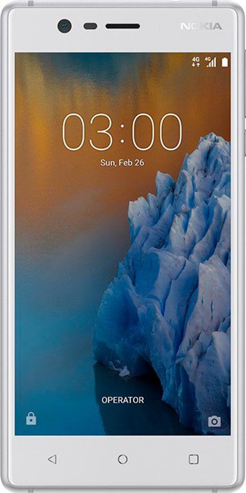3 Cellulare argento/bianco Smartphone Nokia 79462020000017 No. figura 1