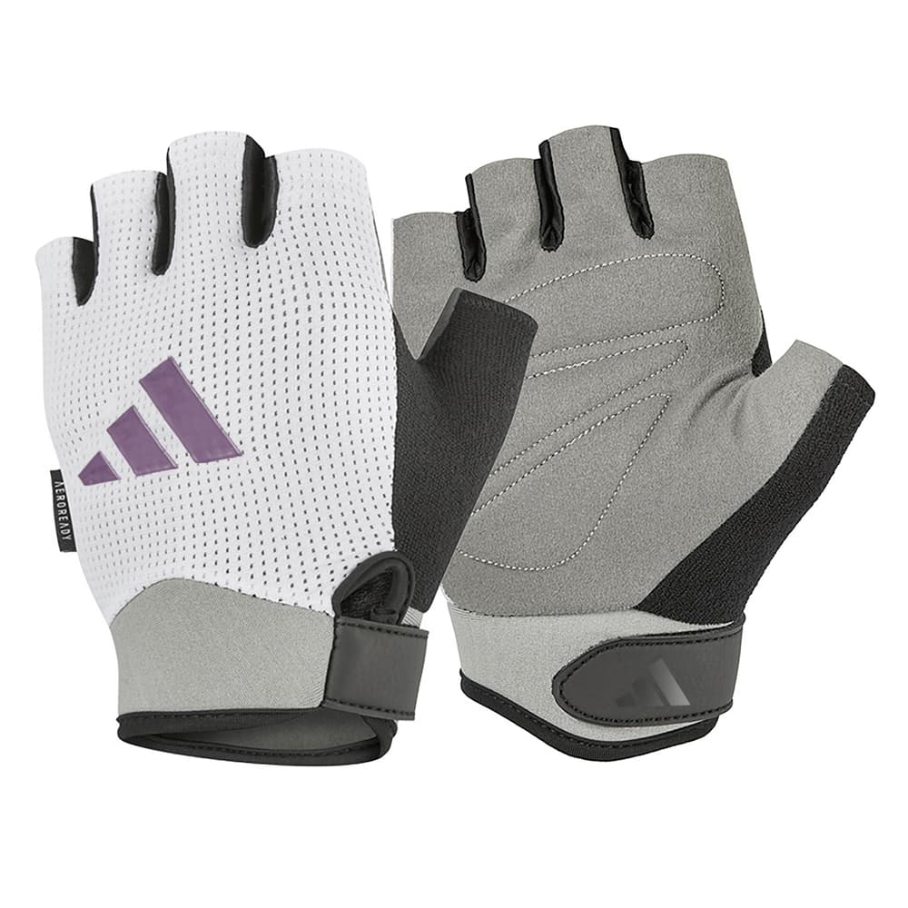 Perfomance Womens Gloves Guanti da fitness Adidas 467906000510 Taglie L Colore bianco N. figura 1