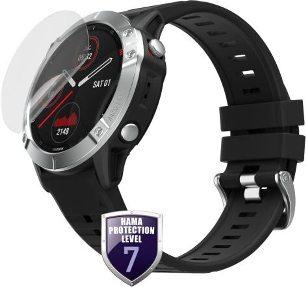 "Hiflex" für Garmin Fenix 6 Smartwatch Schutzfolie Hama 785300180598 Bild Nr. 1