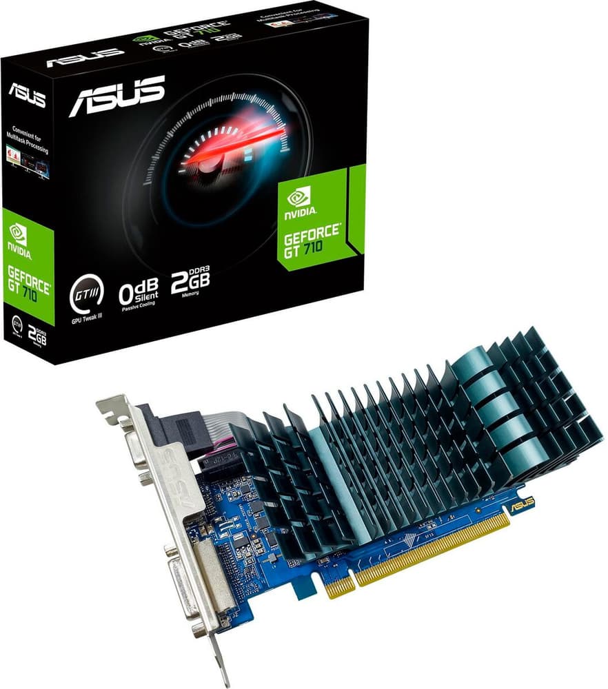 GeForce GT 710 EVO 2 GB Scheda grafica Asus 785302410266 N. figura 1