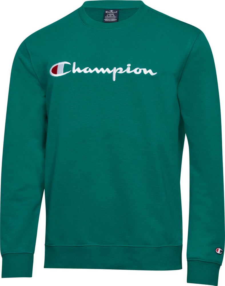 Crewneck Sweatshirt Sweatshirt Champion 462427000363 Taille S Couleur vert foncé Photo no. 1