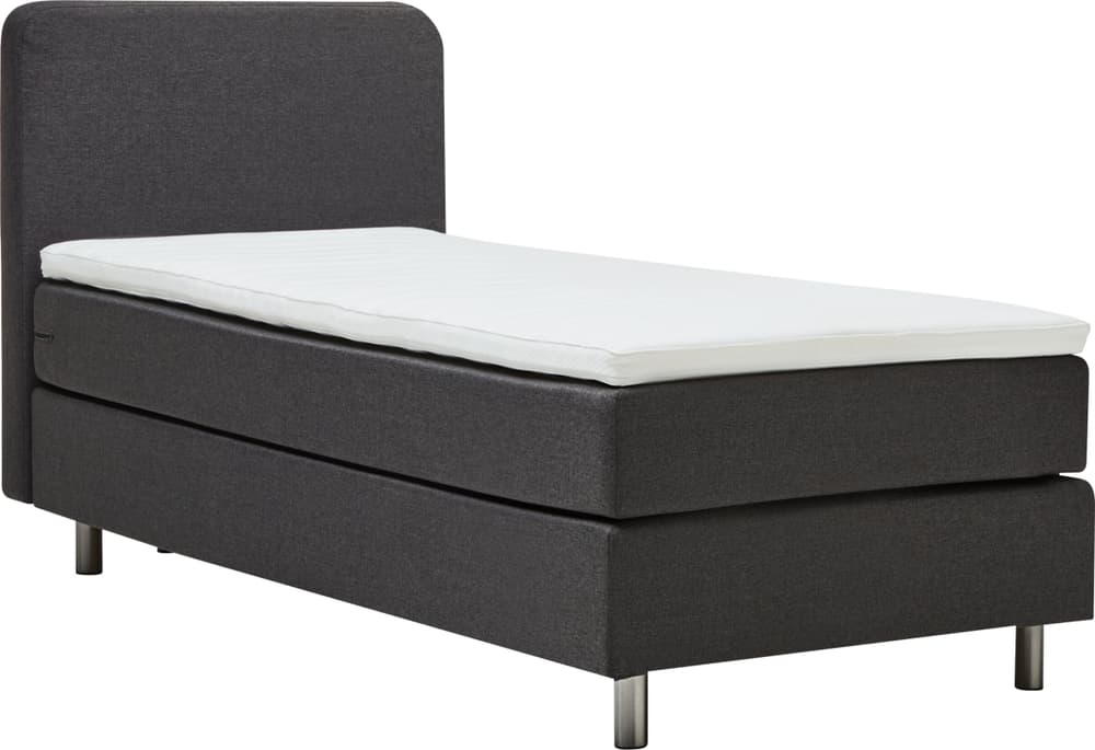 VALERIE Letto Boxspring 407758790084 Dimensioni L: 90.0 cm x P: 200.0 cm Colore Antracite N. figura 1