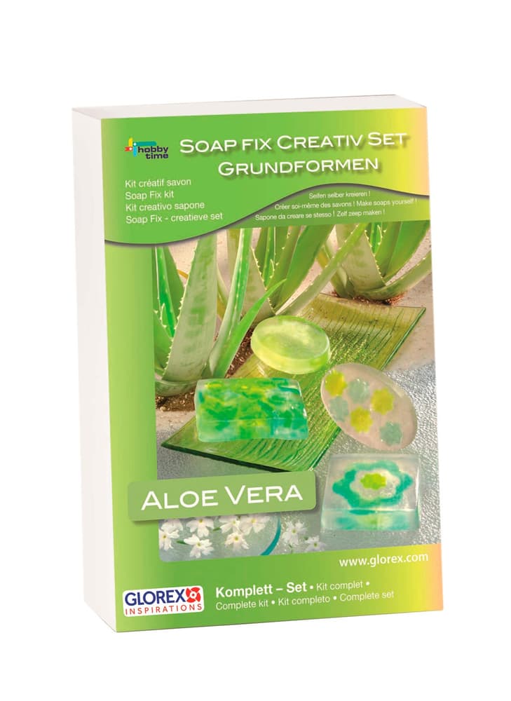 SoapFix Bastelpackung Seife mit Aloe Vera Seifengiessform Glorex Hobby Time 665479700000 Bild Nr. 1