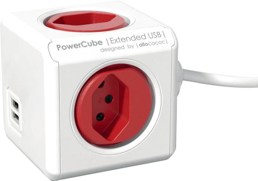 Presa multipla PowerCube Extended USB La Ciabatta Elettrica Allocacoc 669700124612 N. figura 1