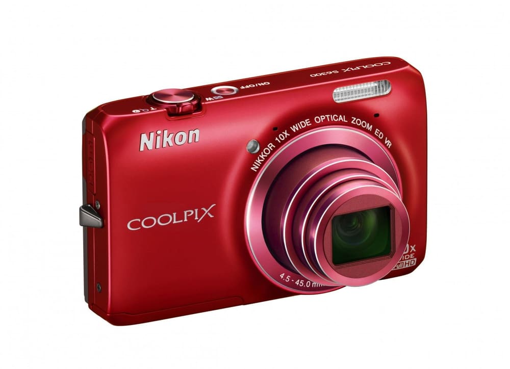 Nikon Coolpix S6300 rouge Appareil photo 95110003047113 Photo n°. 1