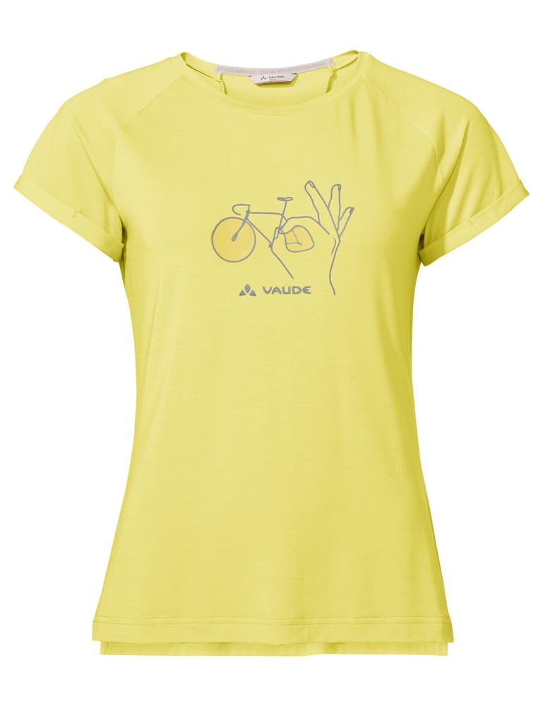 Cyclist 2 T-Shirt T-shirt Vaude 463988704059 Taglie 40 Colore lemone N. figura 1
