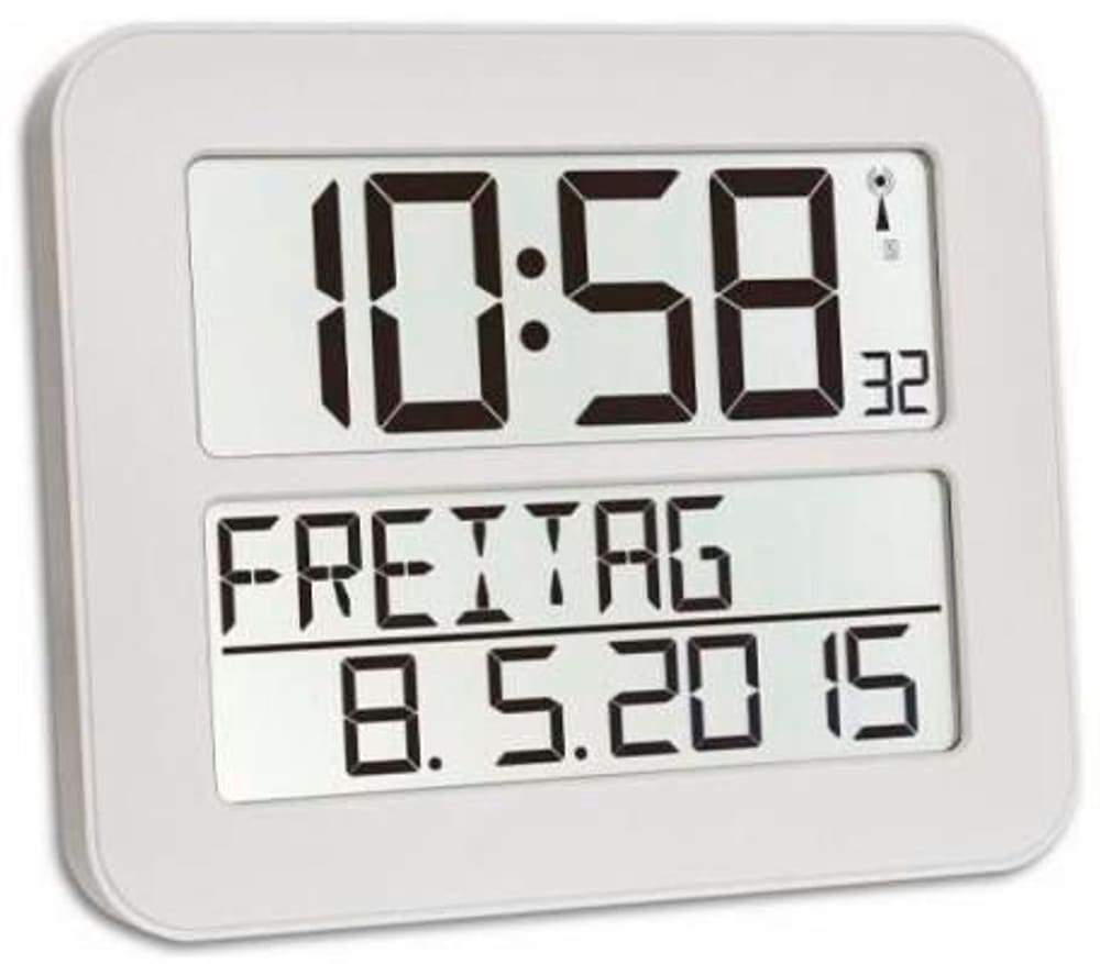 Orologio da parete radiocontrollato Timeline Max Bianco Orologio da parete TFA 785300191168 N. figura 1