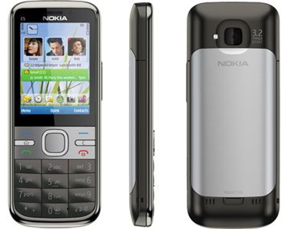 Nokia C5-00.2_grey Nokia 79455440008011 Bild Nr. 1