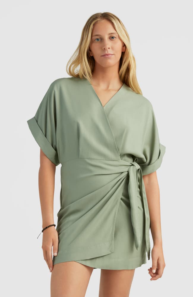 OLIANA WRAP DRESS Robe O'Neill 468204800567 Taille L Couleur olive Photo no. 1