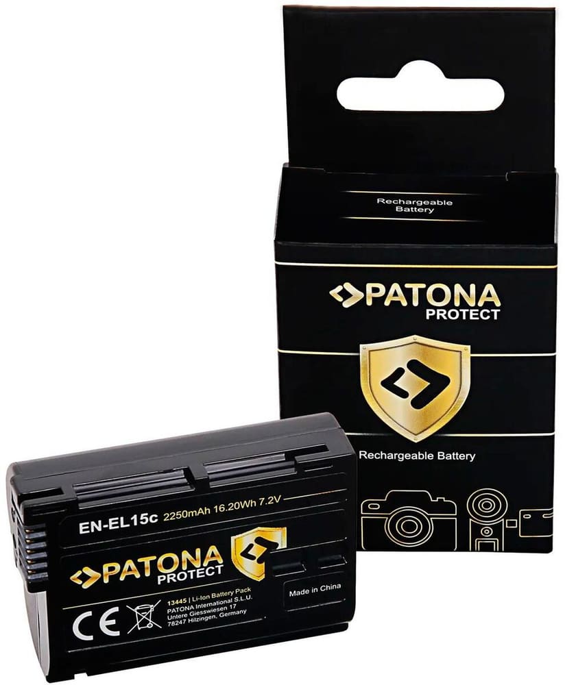 Protect Nikon EN-EL15C Batterie pour appareil photo Patona 785300181727 Photo no. 1