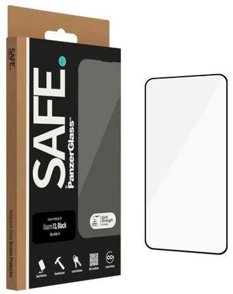 Ultra Wide Fit Xiaomi 13 Smartphone Schutzfolie SAFE. 785300197502 Bild Nr. 1