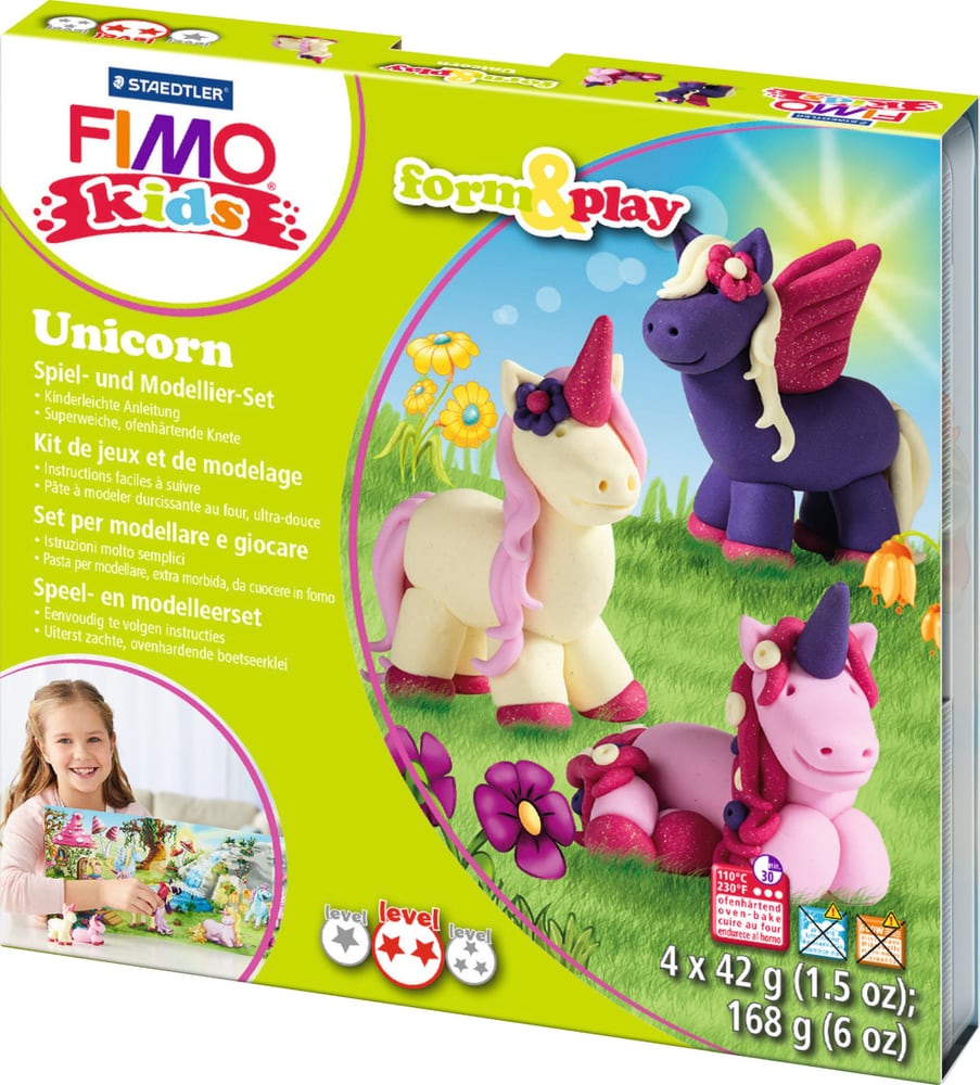 FIMO® Kids Set, Form&play Unicorn Fimo 667004000000 Bild Nr. 1