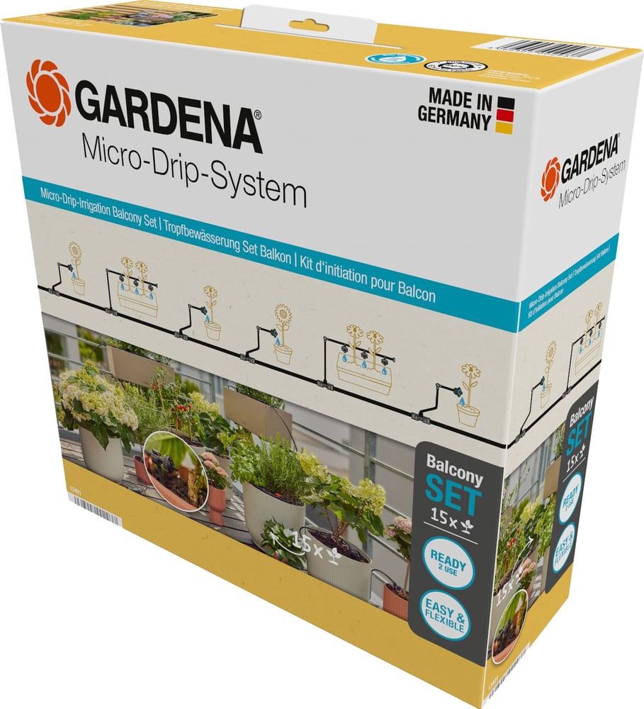 Tropfbewässerung Micro-Drip-System Gardena 630617900000 Bild Nr. 1