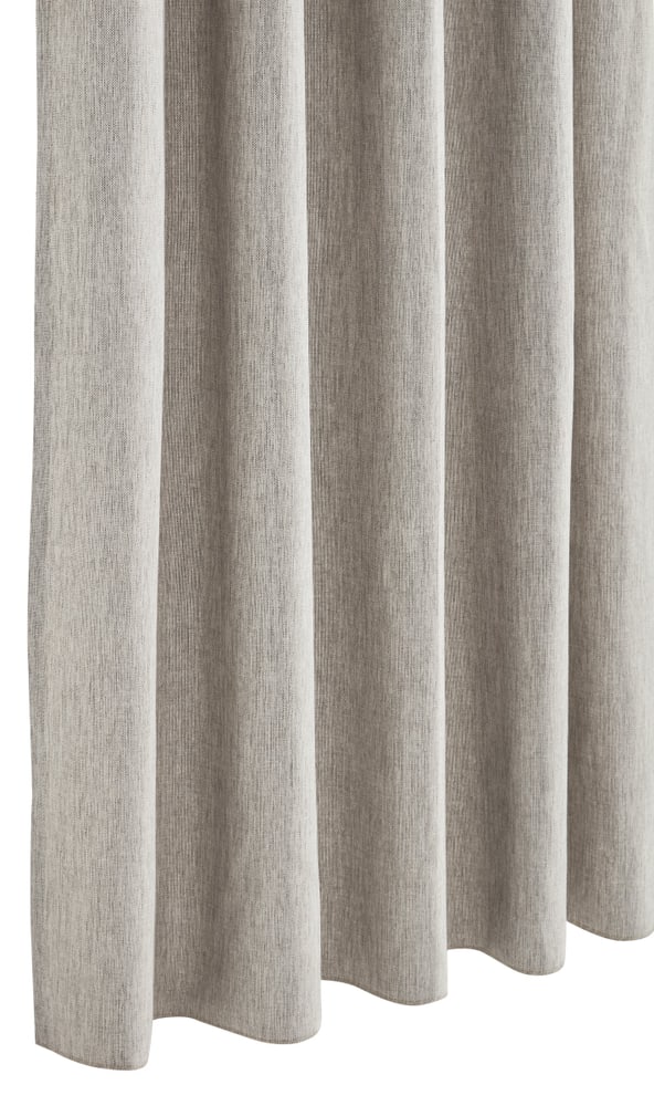 GREGORIO Fertigvorhang blickdicht 430293922080 Farbe Grau Grösse B: 150.0 cm x H: 270.0 cm Bild Nr. 1