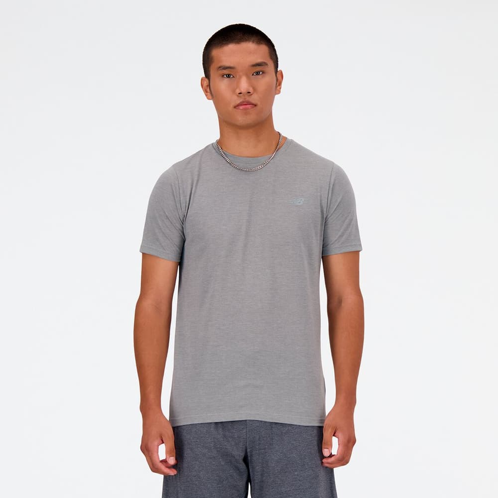 Sport Essentials Heathertech T-Shirt T-shirt New Balance 474188500781 Taglie XXL Colore grigio chiaro N. figura 1