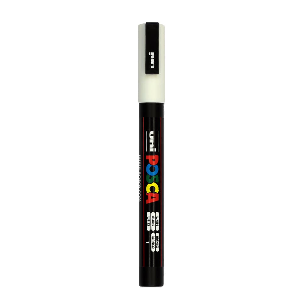 Posca 0.9 1.3mm Des crayons Pebeo 663708100000 Couleur Blanc Dimensions H: 1.0 cm Photo no. 1