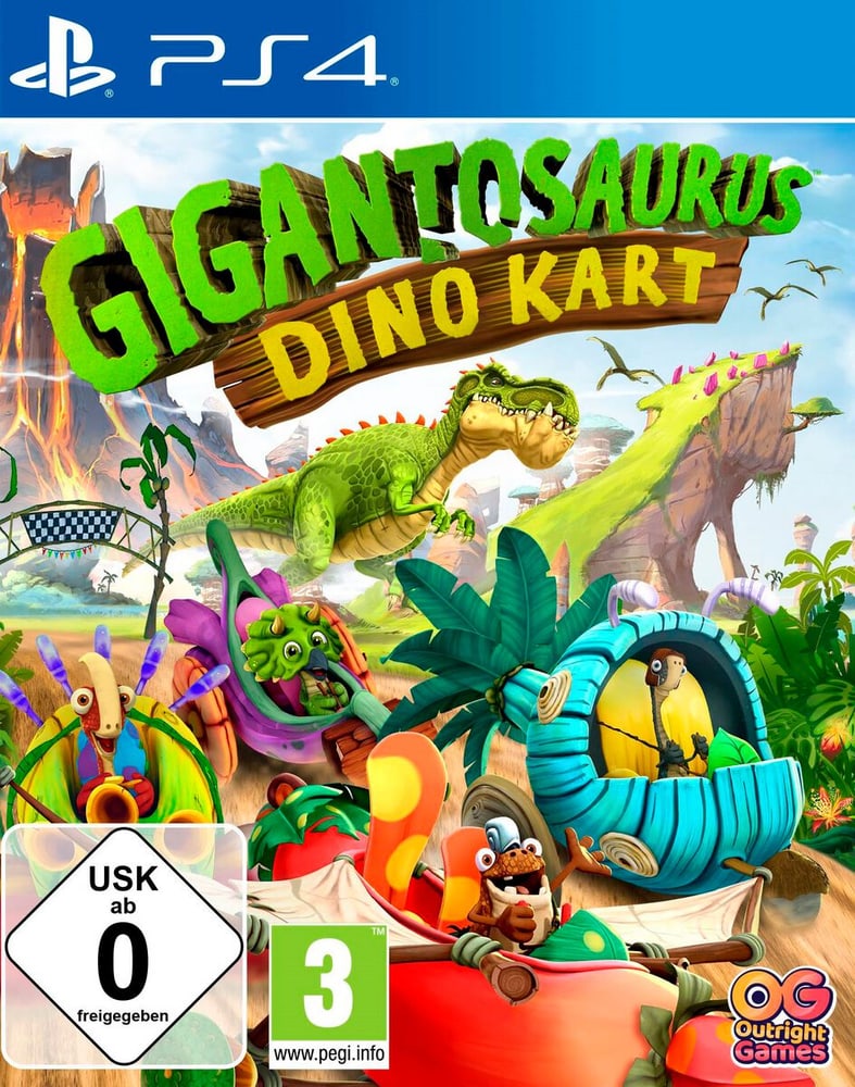 PS4 - Gigantosaurus: Dino Kart Jeu vidéo (boîte) 785300174482 Photo no. 1