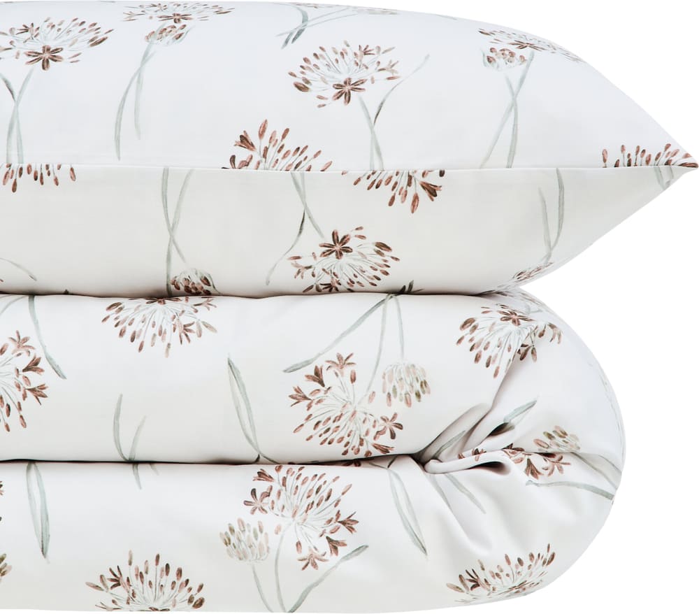LUPITA Housse de couette en satin LUPITA Housse de couette en satin 451341612374 Dimensions Fourre de duvet - 160 x 210 cm Couleur Beige Photo no. 1