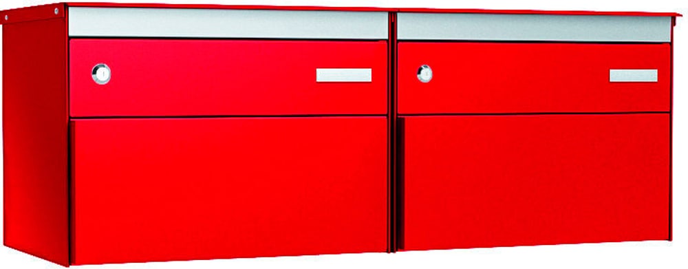 2x s:box 13 fuoco rosso/fuoco rosso latee Cassetta postale Stebler 604041400000 N. figura 1