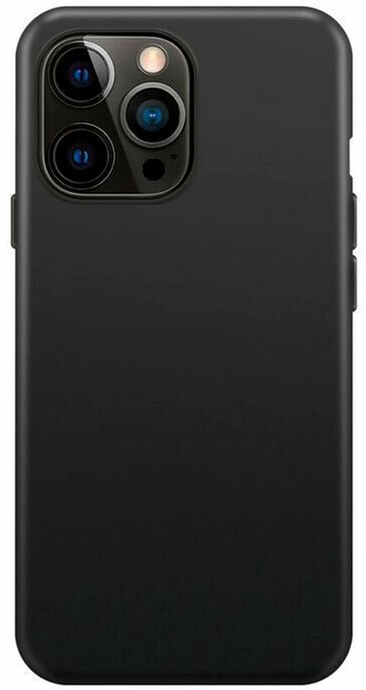 Silicone Case iPhone 14 Pro Max - Midnight Black Cover smartphone XQISIT 798800101600 N. figura 1