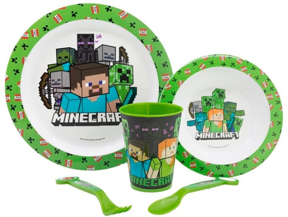 Minecraft - Geschirr-Set 5-teilig Merchandise Stor 785302413074 Bild Nr. 1