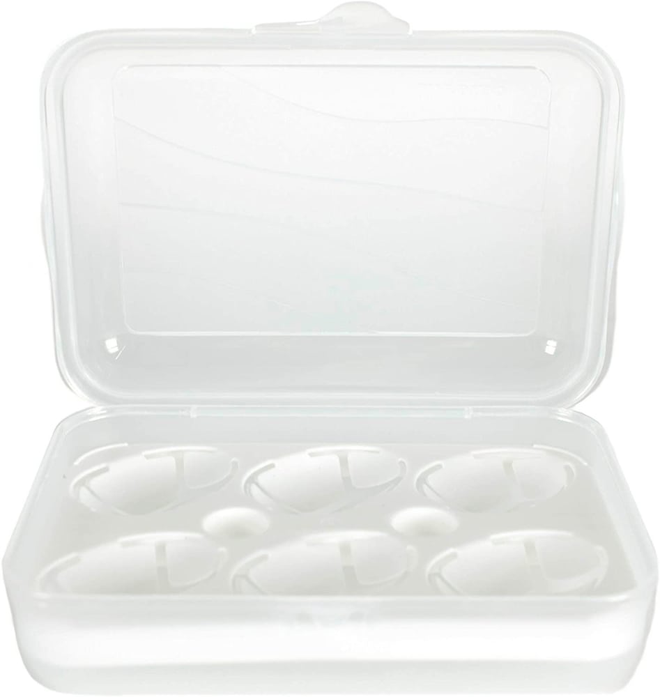 FUN Scatola di trasporto per 6 uova, Plastica (PP) senza BPA, trasparente Cucina Rotho 604063700000 N. figura 1