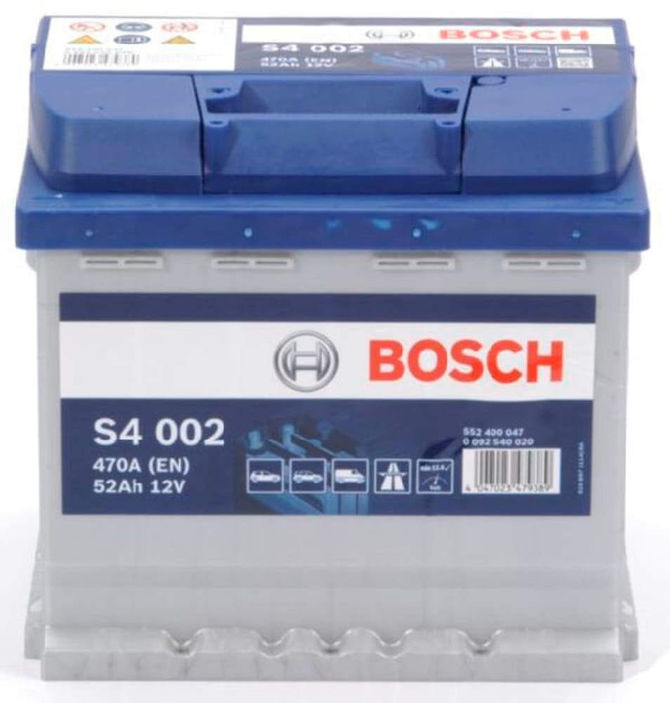 Batteria 12V/52Ah/470A Batteria per auto Bosch 621103500000 N. figura 1