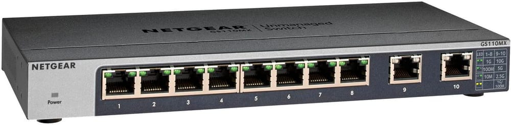 GS110MX 10 Port Switch di rete Netgear 785302429376 N. figura 1