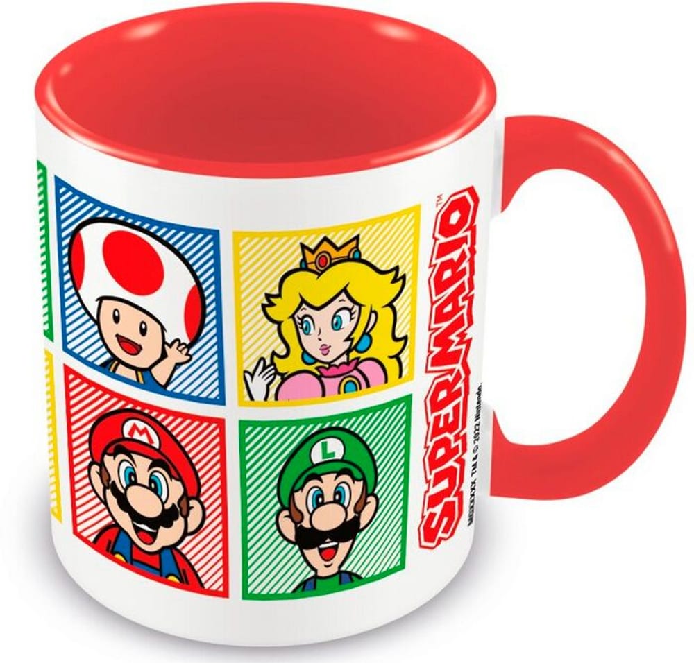 Super Mario Red - Tasse koloriert [315ml] Merchandise Pyramid Internationa 785302408173 Bild Nr. 1