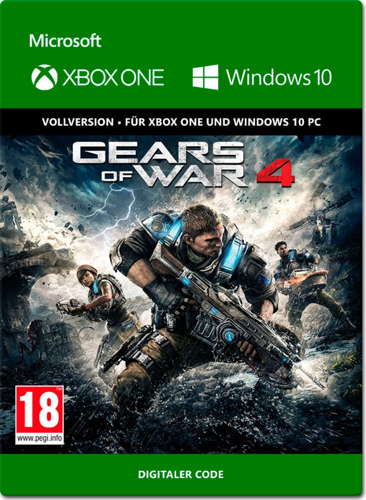 Xbox One - Gears of War 4 Game (Download) 785300137324 N. figura 1