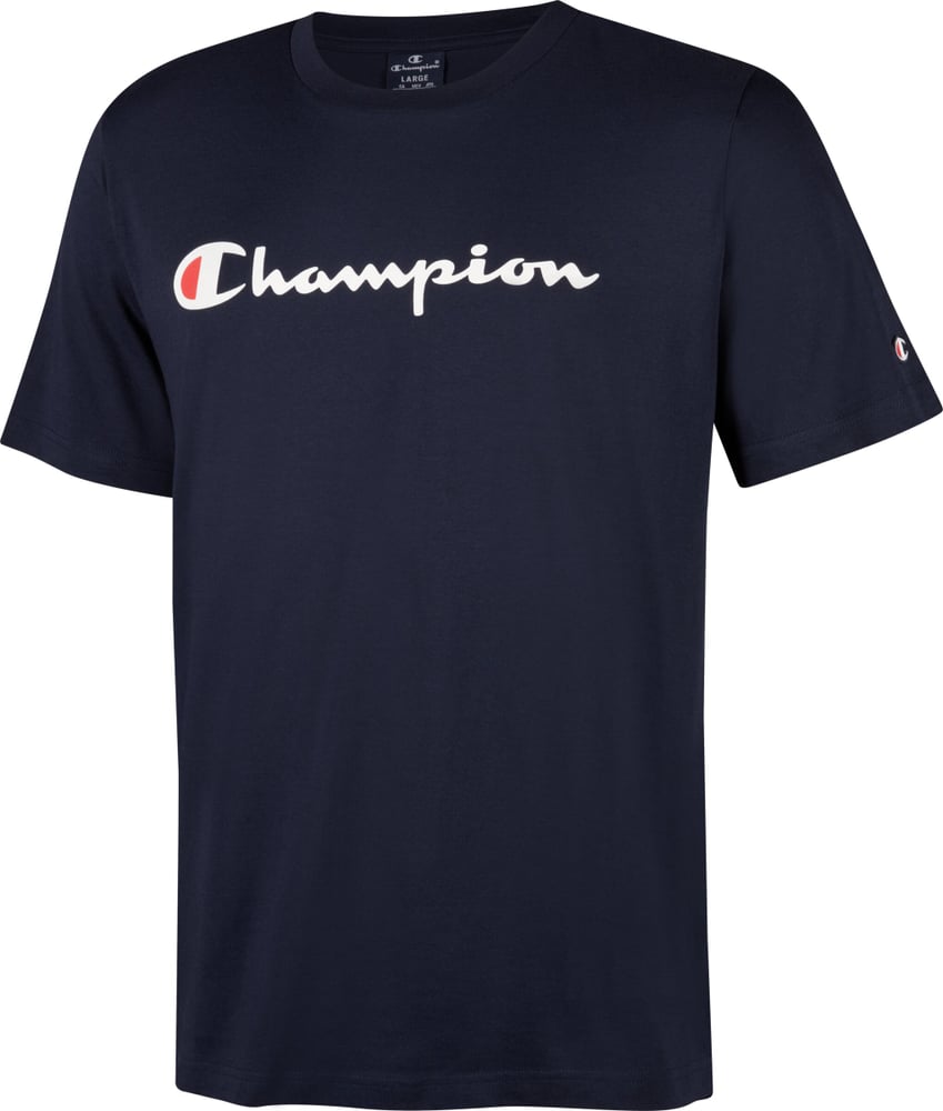 Crewneck Shirt T-shirt Champion 462427100522 Taille L Couleur bleu foncé Photo no. 1