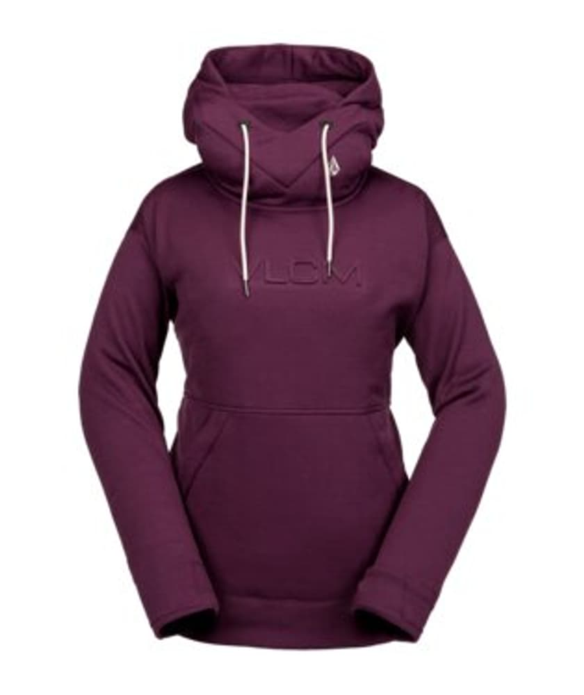 RIDING HYDRO HOODIE Fleecepullover VOLCOM 462590400428 Grösse M Farbe aubergine Bild-Nr. 1