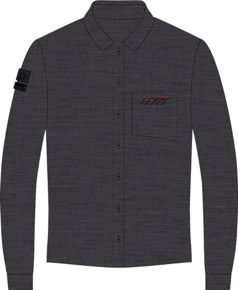 Team Shirt Langarmshirt Leatt 470913300320 Grösse S Farbe schwarz Bild-Nr. 1