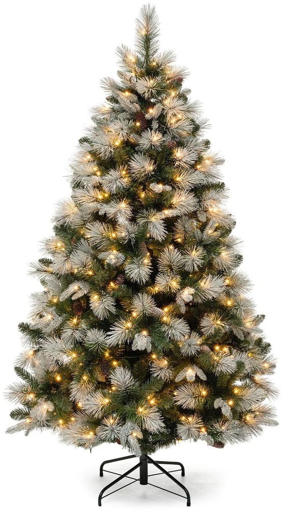 Albero di Natale smerigliato, 360 LED, 180 cm, verde Albero artificiale STT 785302412484 N. figura 1