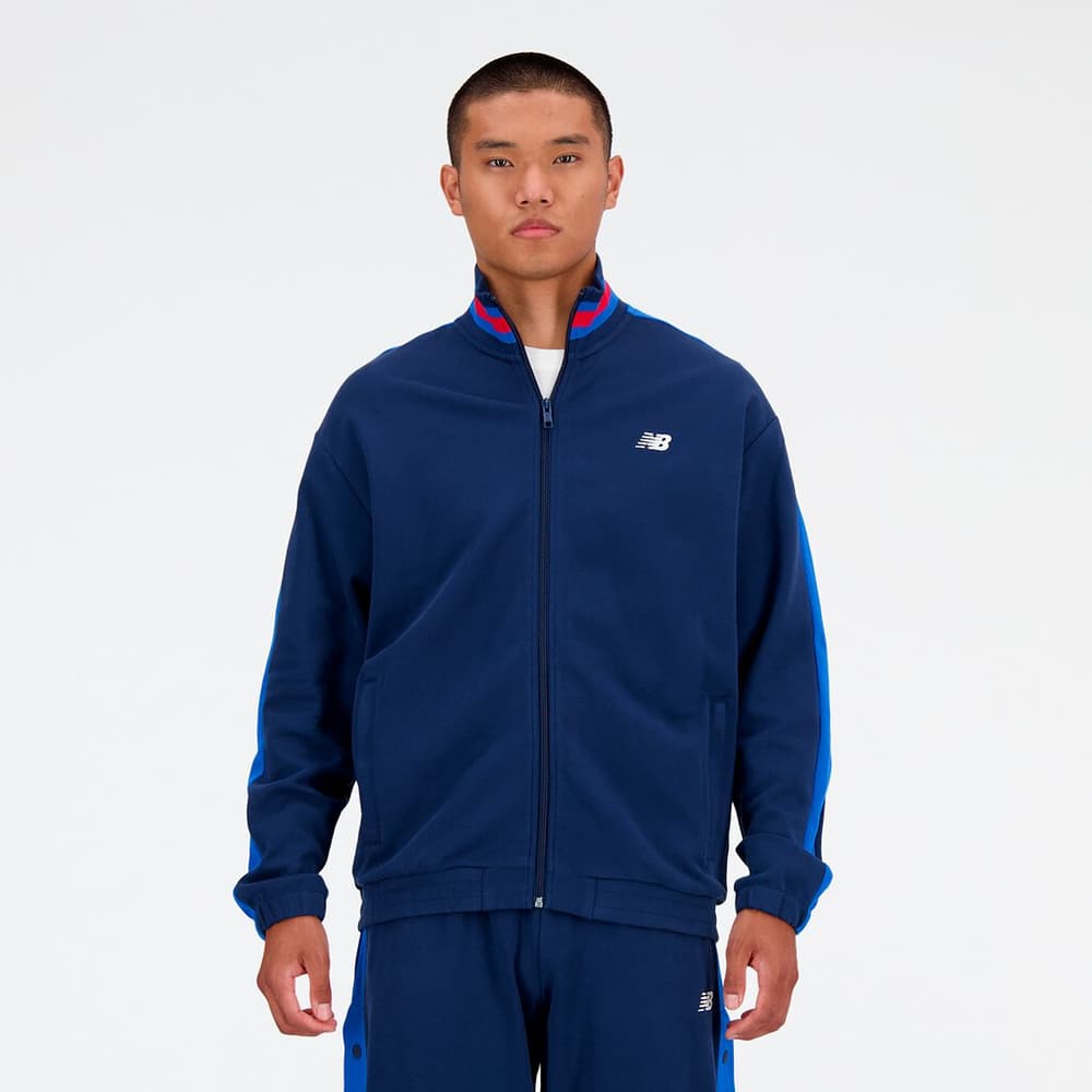 Sportswear Greatest Hits Full Zip Giacca da allenamento New Balance 474129100340 Taglie S Colore blu N. figura 1