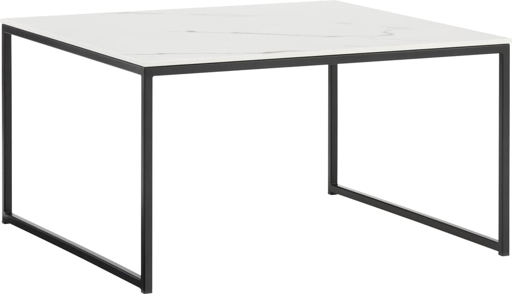 AVO Table basse 402151600000 Dimensions L: 65.0 cm x P: 65.0 cm x H: 35.8 cm Couleur Blanc / Noir Photo no. 1