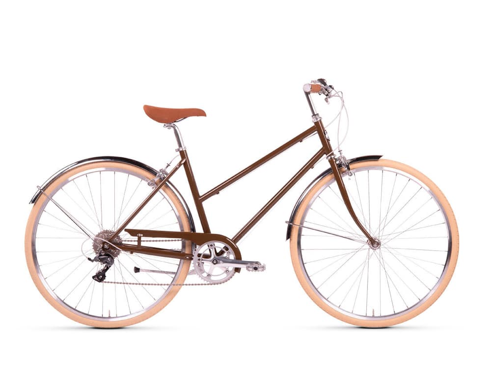 City 8-Speed Bicicletta da città Siech Cycles 464039804870 Colore marrone Dimensioni del telaio 48 N. figura 1
