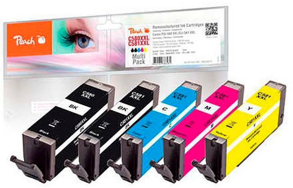 Tinte Canon PGI-580XXL / CLI-581XXL Cartuccia d'inchiostro Peach 785302423156 N. figura 1