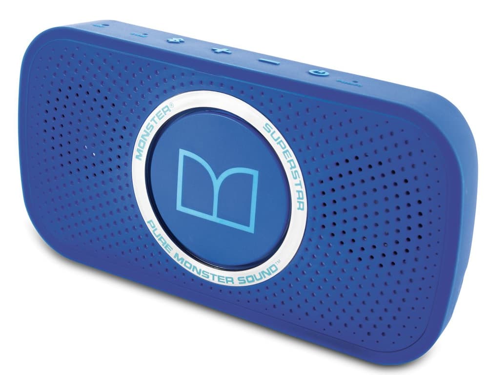 Superstar HD Bluetooth Lautsprecher blau Monster 77281380000015 Bild Nr. 1
