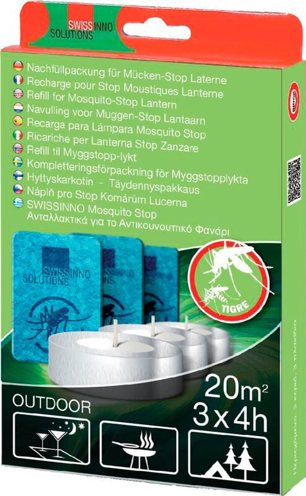 Nachfüllpackung Mücken-Stop Laterne Insektenvertreiber SWISSINNO 669700120442 Bild Nr. 1