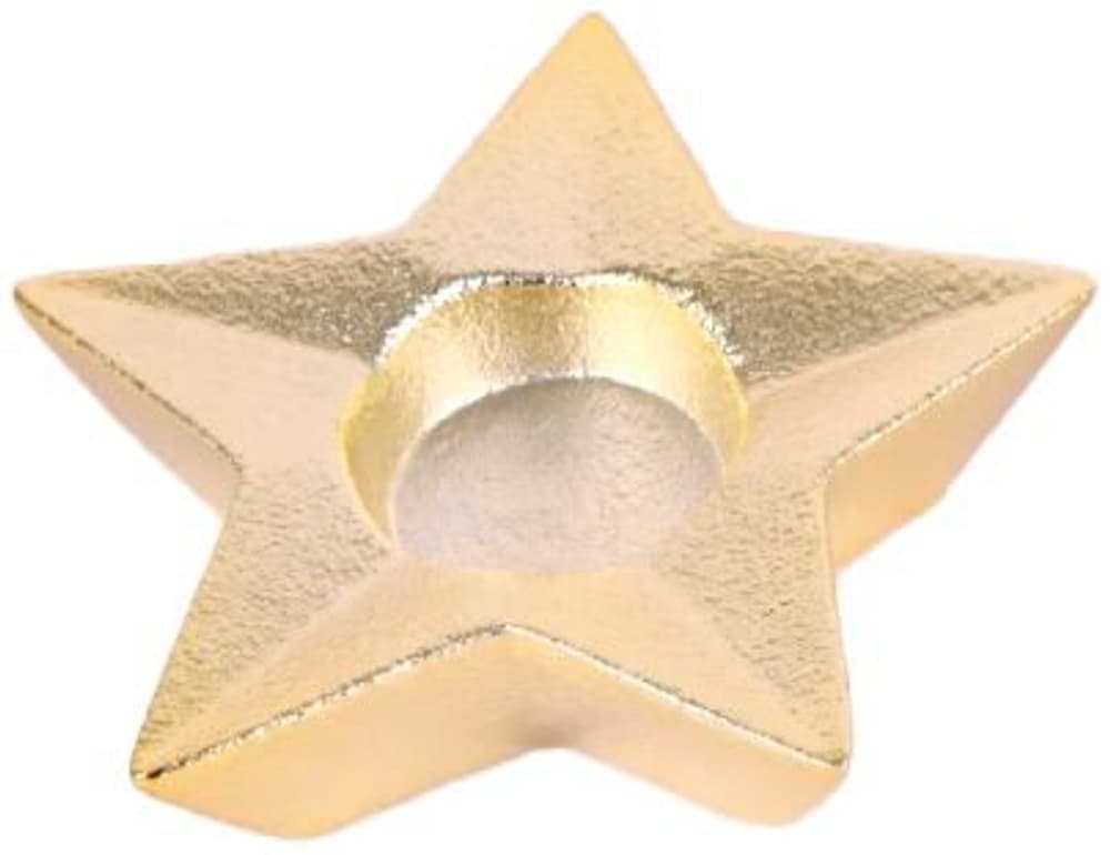 Stern Teelichthalter Do it + Garden 656820000000 Farbe Gold Grösse ø: 11.0 cm x L: 11.0 cm x B: 11.0 cm x H: 3.0 cm Bild Nr. 1