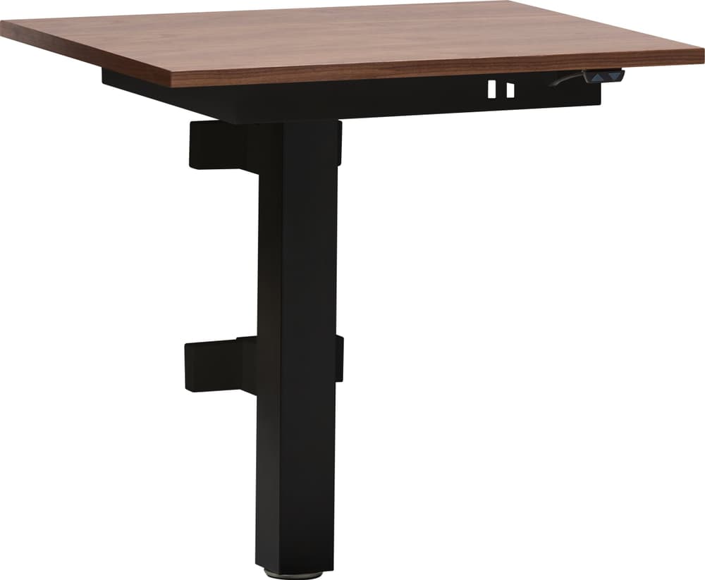 FLEXCUBE Tavolo da parete regolabile in altezza 401928200000 Dimensioni L: 65.0 cm x P: 50.0 cm x A: 62.5 cm Colore Noce N. figura 1