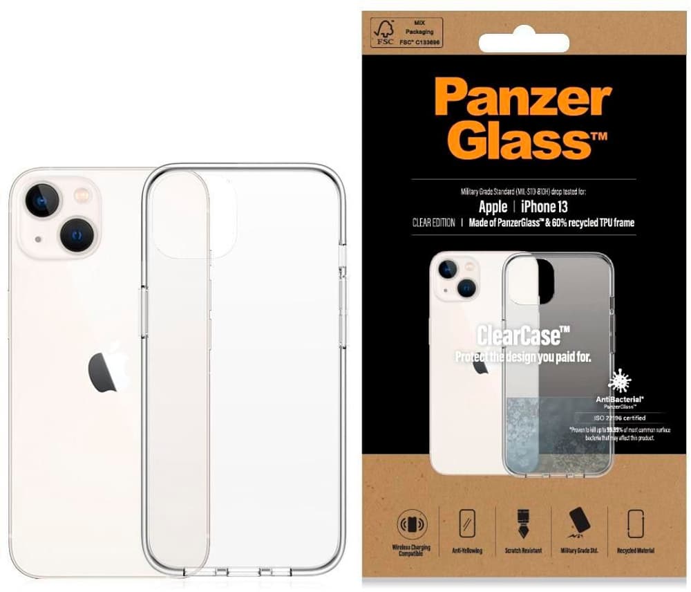 ClearCase AB iPhone 13 Transparent Coque smartphone Panzerglass 785300196501 Photo no. 1