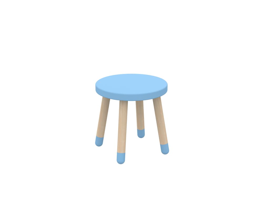 DOTS Chaise pour enfant Flexa 405065900000 Dimensions H: 30.0 cm Couleur Bleu Photo no. 1