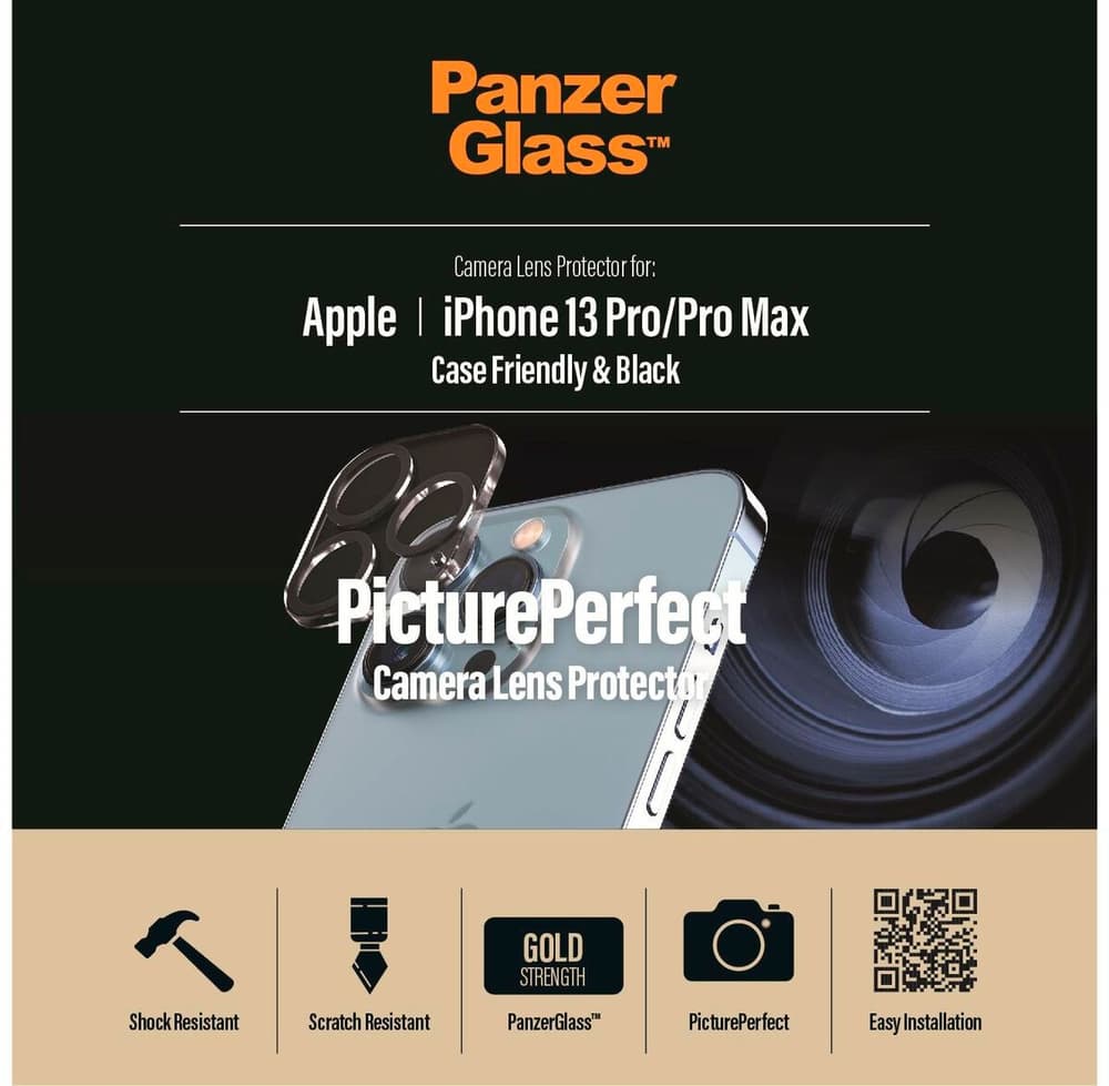 Camera Protector Apple iPhone 13 Pro / 13 Pro Max Pellicola protettiva per smartphone Panzerglass 785300187191 N. figura 1